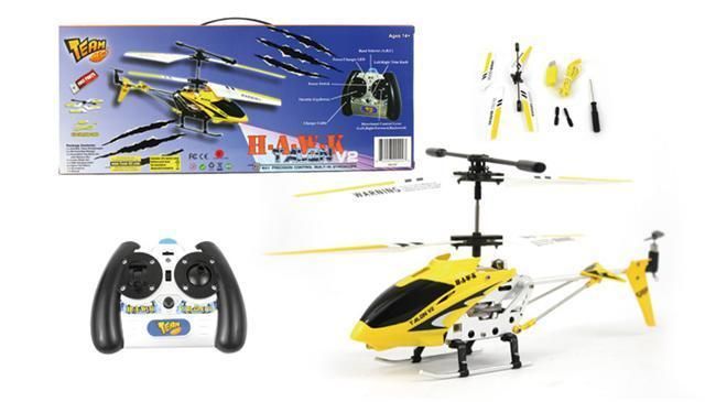 TEAM RC HAWK TALON V2 MINI 3CH METAL HELICOPTER w GYRO  