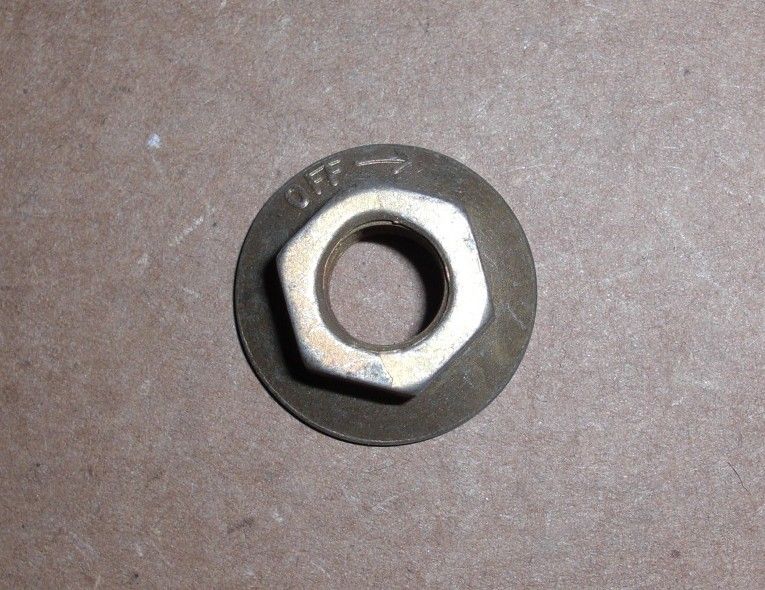 Vintage McCULLOCH Crankshaft Hex Nut 86113 Go Kart Lrg  