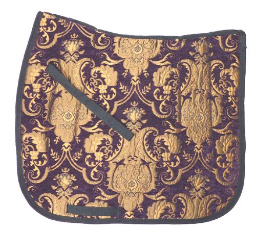 PURPLE GOLD BAROQUE DRESSAGE SADDLE PAD   Lipizzan  