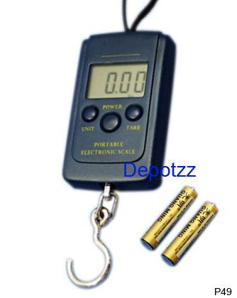 40kg 88Lbs Handheld Fish Weigh Digital Fishing Scales  