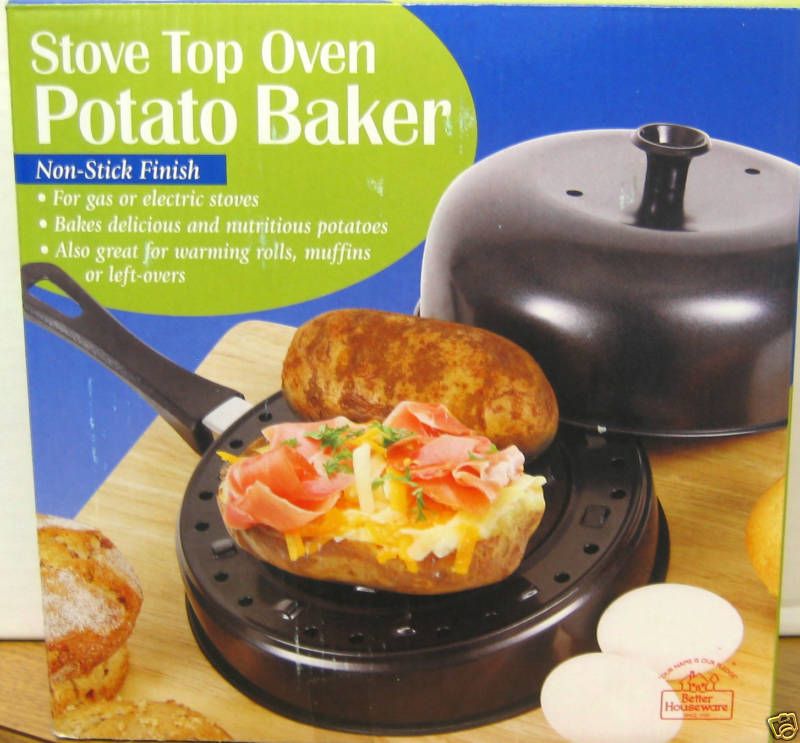 POTATO BAKER   TOP OF THE STOVE   NONSTICK   NEW  