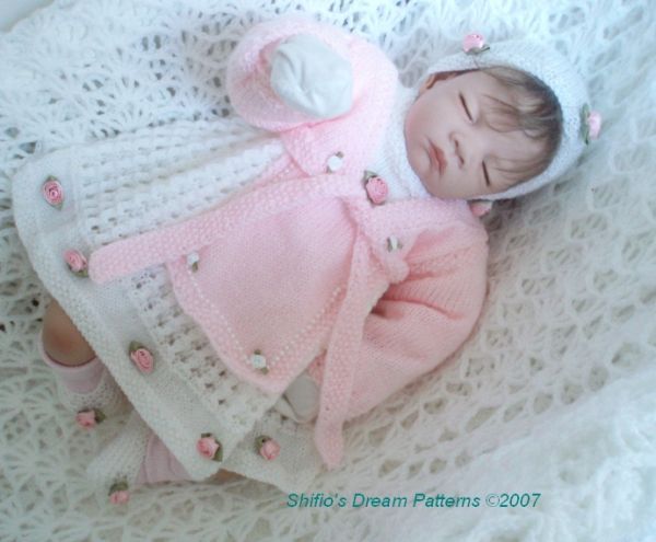 BABY KNITTING DOLL PATTERN REBORN KNITTING PATTERNS #55  