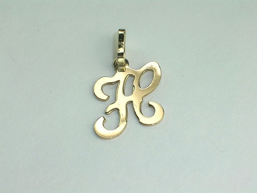 GENUINE 14K GF SCRIPT INITIAL LETTER 18 NECKLACES  