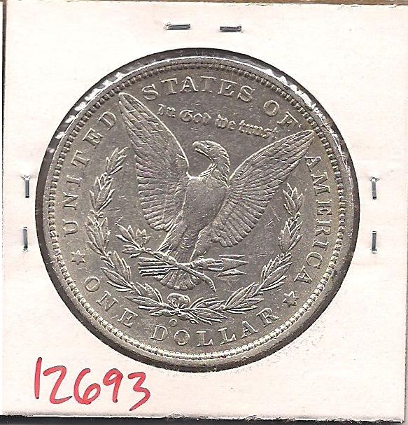 1896 O Morgan Liberty Silver Dollar AU #12693+  