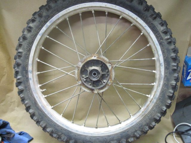 Kawasaki KX80 Front Wheel Rim & Tire 17  