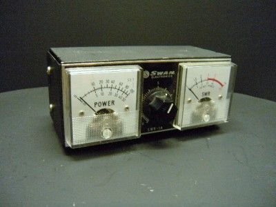 Swan SWR 1A SWR Meter Ham Radio RF power & meter watt combination 