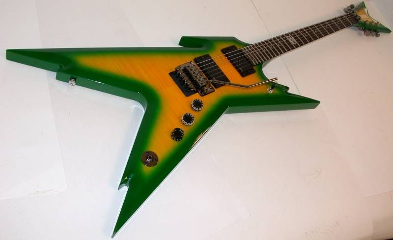 Dean Razorback 255 Dime Slime Electric Guitar with Case  