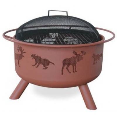 Landmann 28336 Big Sky Fire Pit Western Theme  