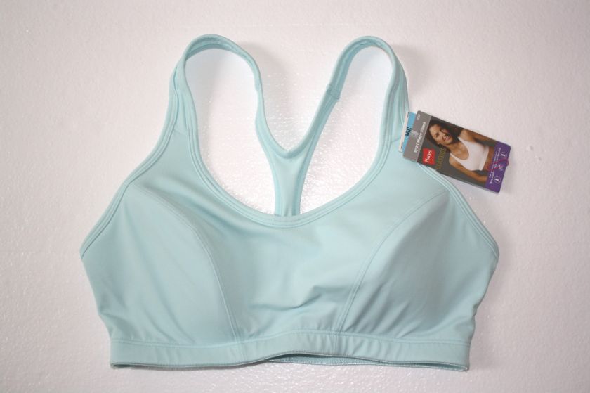 NWT HANES CLASSICS SPORT SHAPE T BACK SPORTS BRA TOP 36C 36D 34D HC60 