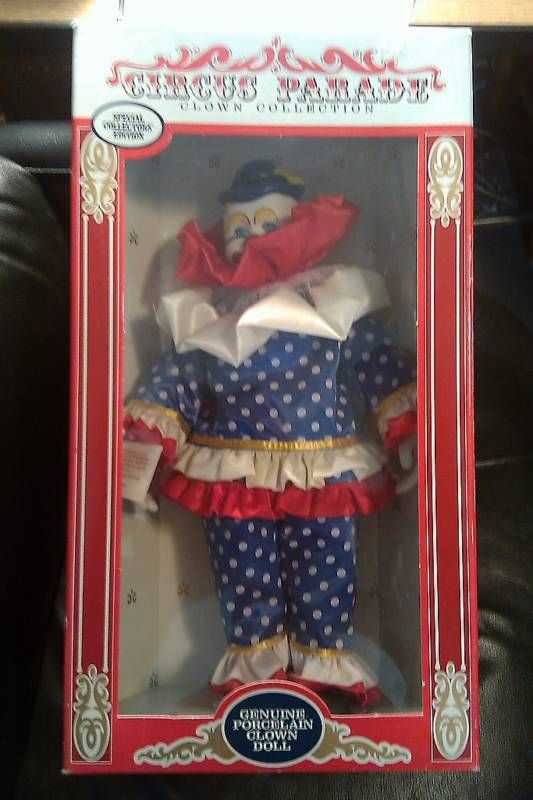 Circus Parade Clown Collection. NIB  