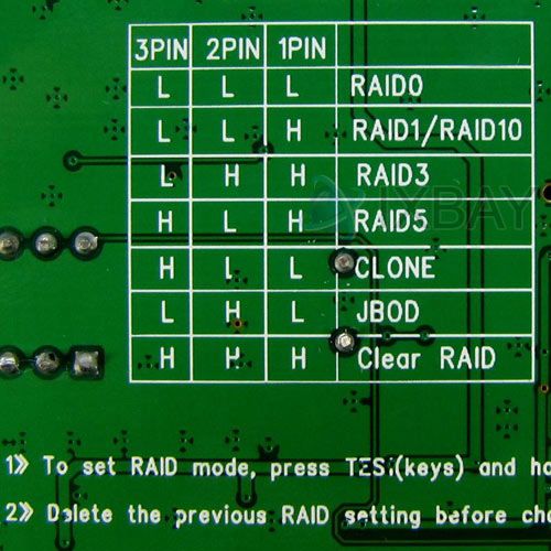 PCI E SATA x 5 & ESATA x1 SATA II Raid Card 6 Ports  