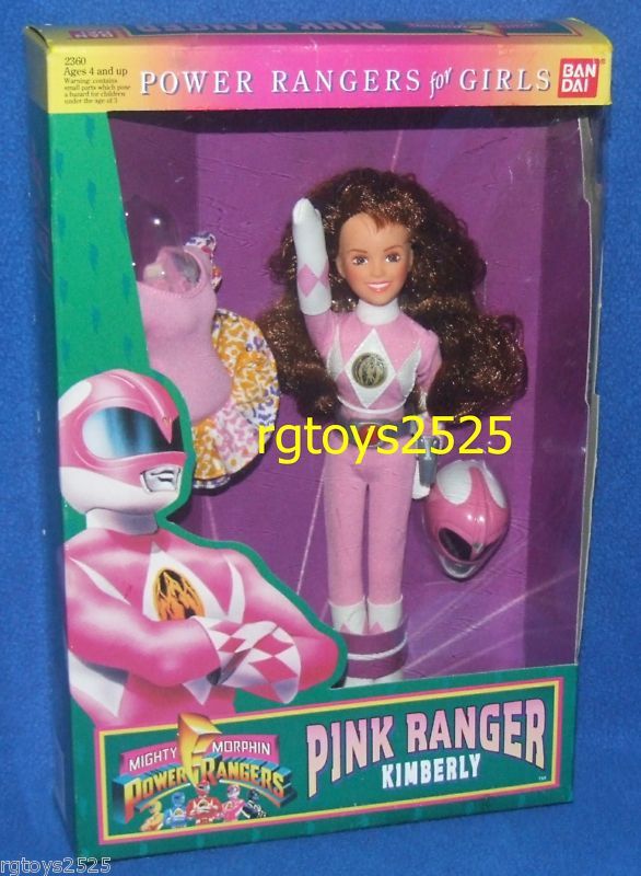 Mighty Morphin Power Rangers Pink Ranger Doll Kimberly New  