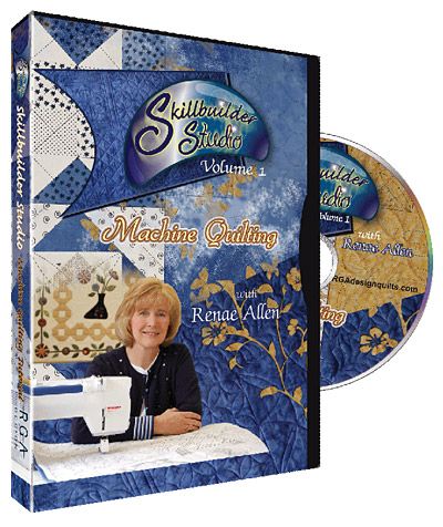 SKILLBUILDER STUDIO MACHINE QUILTING Techniques NEW DVD  