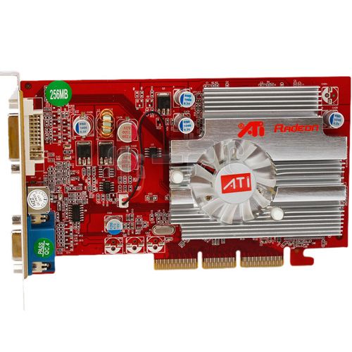   ATI Radeon 9550 256 MB DDR2 Memory AGP 3D Dvi S video, Vga Video Card