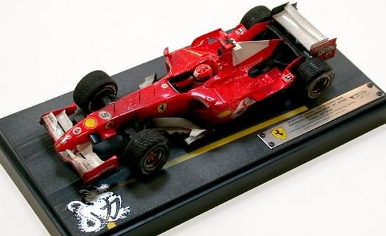 HOTWHEELS 1/18 2006 FERRARI 248 F1 MICHAEL SCUMACHER ANATOMY MONZA 