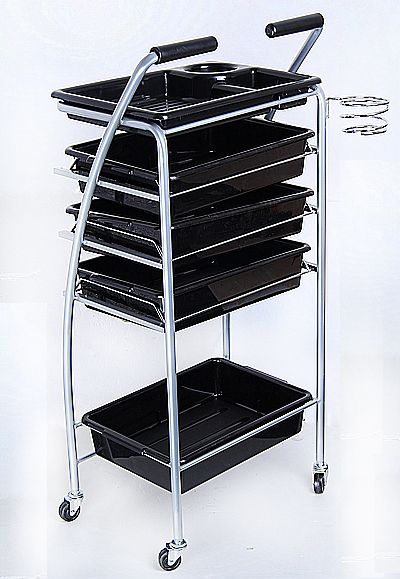 Salon Hair Coloring Trolley Beauty Equipment Station J0665 2  