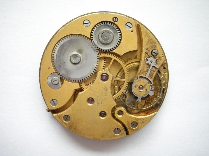 IAxA chronometer gents pocket watch movement running  