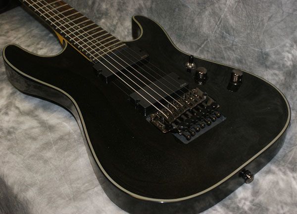 Schecter Damien Elite 7 FR Metallic Black  