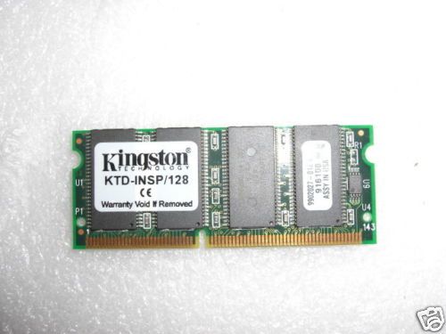 Kingston KTD  INSP/128 128MB PC66 SDRAM SODIMM 144 Pin  