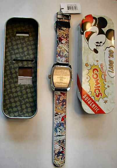 Disney Collectible Mickey Mouse Watch & Tin Men / Women  