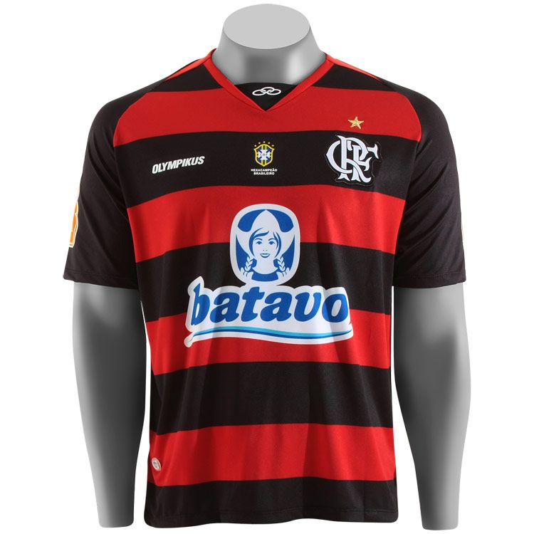 MAILLOT FOOT 2010 OFFICIEL FLAMENGO N°10 SOCCER SHIRT  