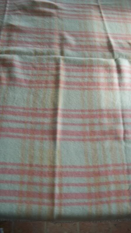   Peach Melba Wool Blanket Winter Rug Bed Spread Sofa Throw  