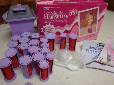   Molecular Hairsetter Curlers Rollers in Box 20 Rollers STEAM  