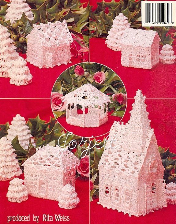 Thread Crochet Christmas Village crochet patterns OOP  