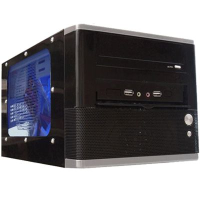 ARK PI 01SB Mini ITX tower PC case w/ 300w 8cm LED fan  