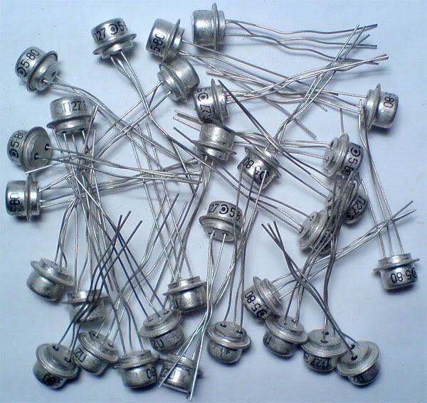 P27 Vintage Russian Germanium Transistors PNP Lot of 30. Low noise 