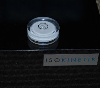 ISOkinetik HI FI LARGE TURNTABLE SPIRIT LEVEL WHITE  