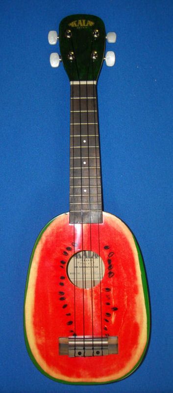 KALA KA WTML SOPRANO WATERMELON UKULELE WITH DELUXE LOGO GIG BAG 