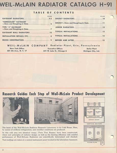 Catalog   1947   Weil McLain Radiators  