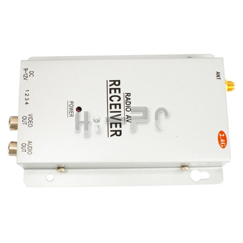   4Ghz 4CH Frequency Wireless Receiver Silver FOR Wireless Camera  