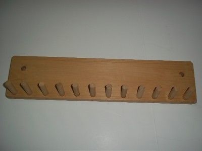 WOOD BASEBALL MINI BAT RACK HOLDER 6 SPORT  