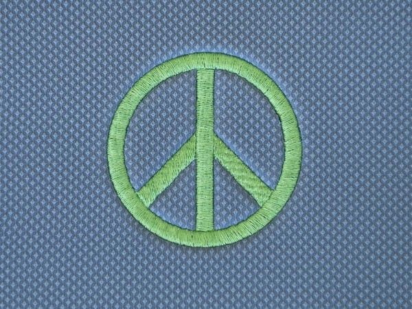 YOGA MAT Eco Friendly Sticky BLUE MAT W/ GREEN PEACE  